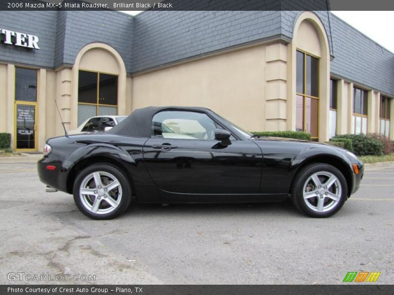 Brilliant Black / Black 2006 Mazda MX-5 Miata Roadster