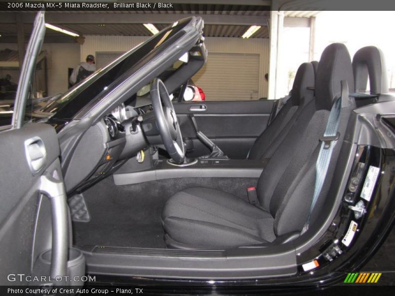Brilliant Black / Black 2006 Mazda MX-5 Miata Roadster