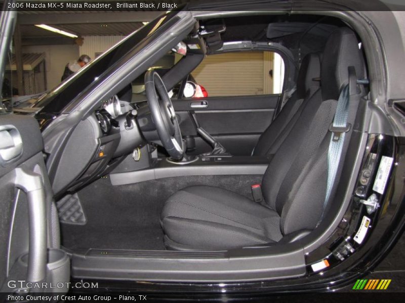 Brilliant Black / Black 2006 Mazda MX-5 Miata Roadster