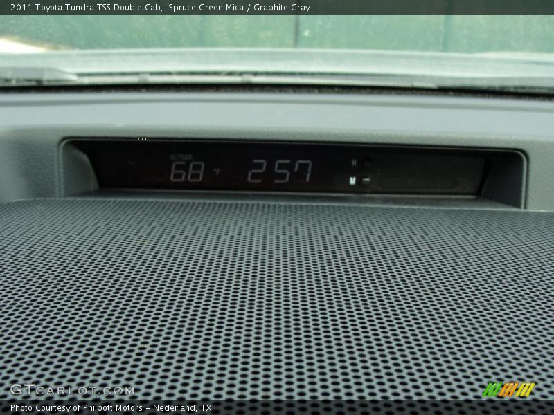 Spruce Green Mica / Graphite Gray 2011 Toyota Tundra TSS Double Cab