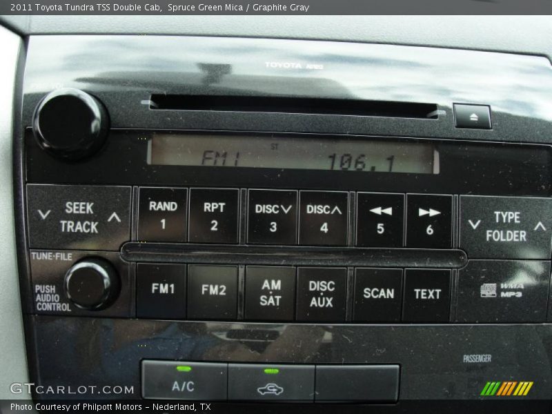 Controls of 2011 Tundra TSS Double Cab