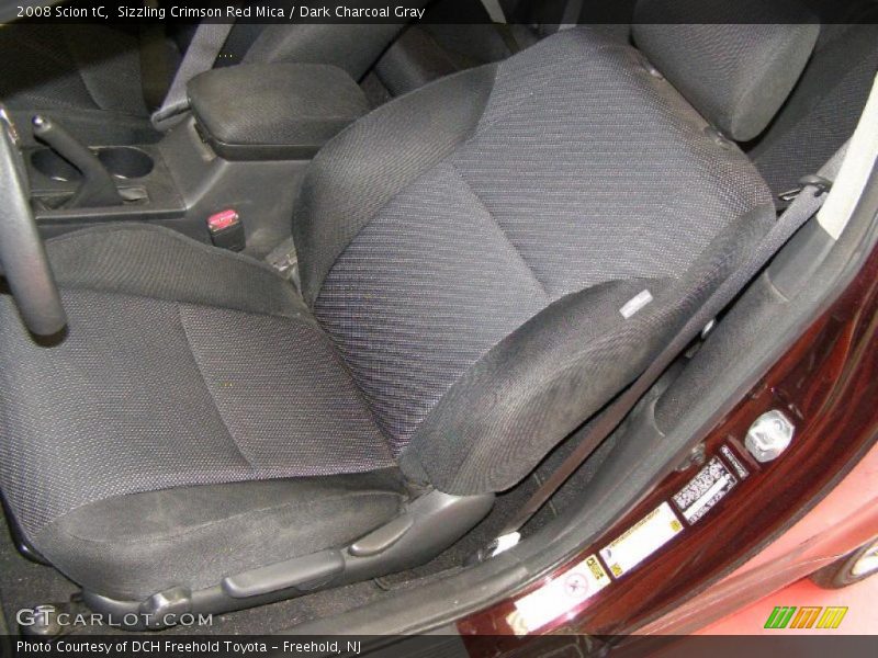 Sizzling Crimson Red Mica / Dark Charcoal Gray 2008 Scion tC