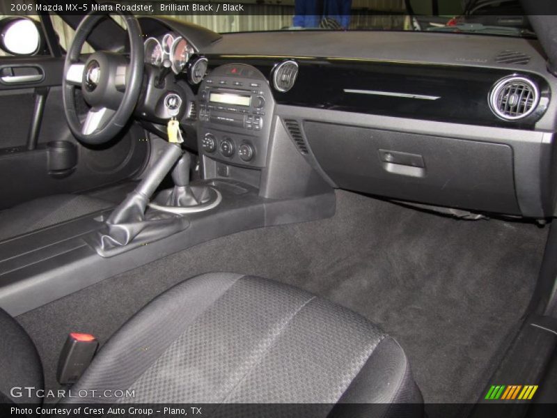 Brilliant Black / Black 2006 Mazda MX-5 Miata Roadster
