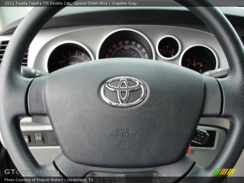 Spruce Green Mica / Graphite Gray 2011 Toyota Tundra TSS Double Cab