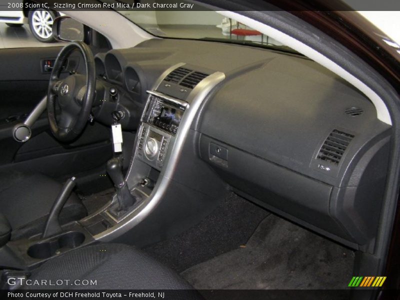 Sizzling Crimson Red Mica / Dark Charcoal Gray 2008 Scion tC