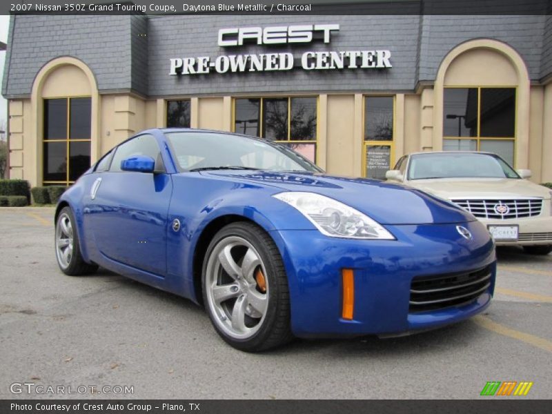 Daytona Blue Metallic / Charcoal 2007 Nissan 350Z Grand Touring Coupe