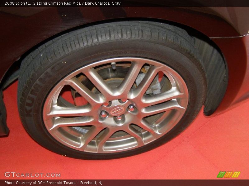 Sizzling Crimson Red Mica / Dark Charcoal Gray 2008 Scion tC