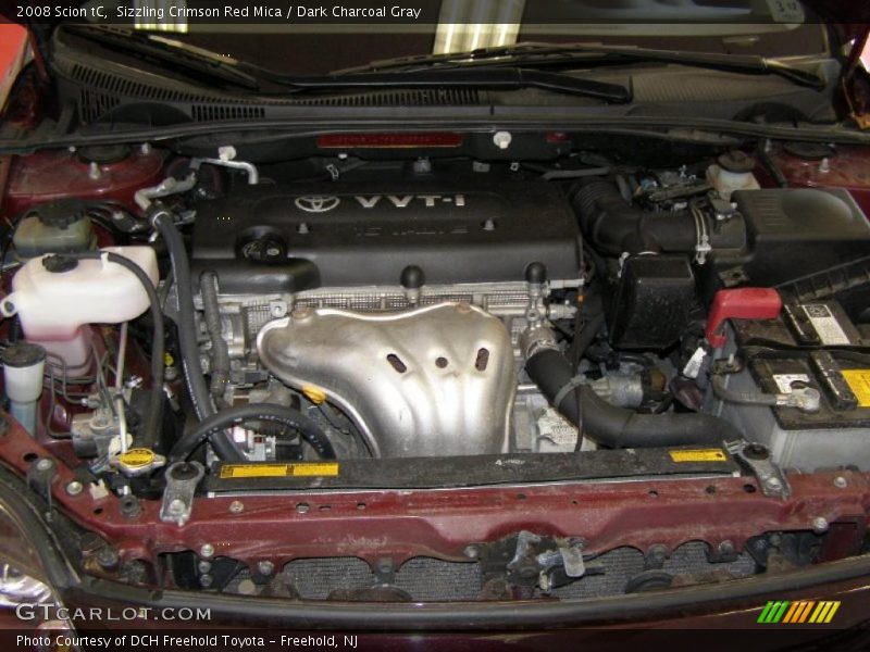 Sizzling Crimson Red Mica / Dark Charcoal Gray 2008 Scion tC