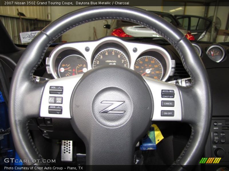 Daytona Blue Metallic / Charcoal 2007 Nissan 350Z Grand Touring Coupe