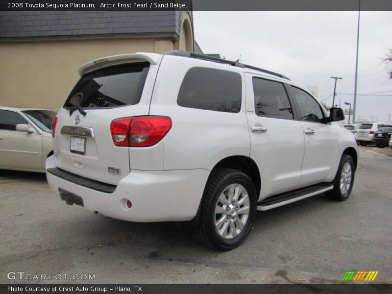 Arctic Frost Pearl / Sand Beige 2008 Toyota Sequoia Platinum