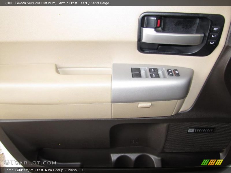 Arctic Frost Pearl / Sand Beige 2008 Toyota Sequoia Platinum