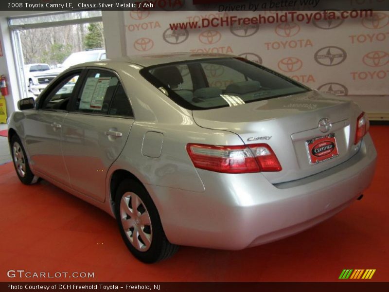 Classic Silver Metallic / Ash 2008 Toyota Camry LE