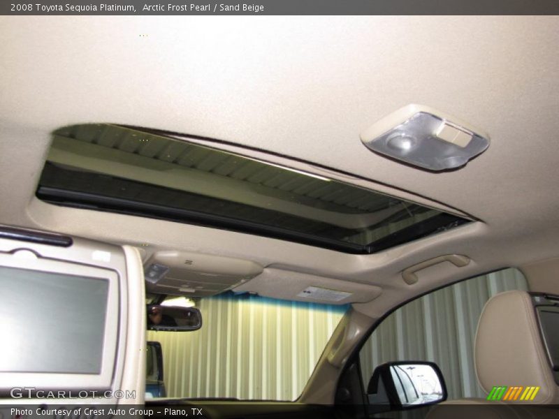 Arctic Frost Pearl / Sand Beige 2008 Toyota Sequoia Platinum