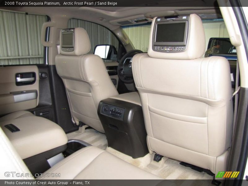 Arctic Frost Pearl / Sand Beige 2008 Toyota Sequoia Platinum