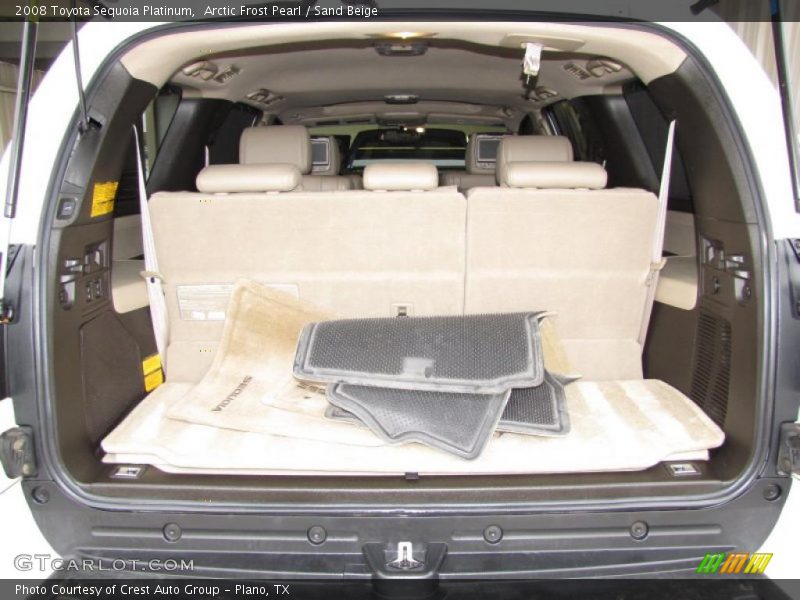 Arctic Frost Pearl / Sand Beige 2008 Toyota Sequoia Platinum