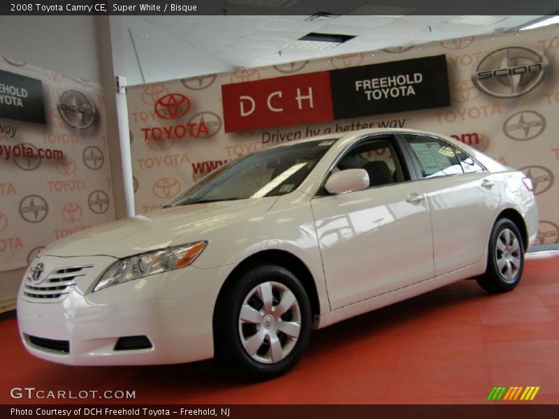 Super White / Bisque 2008 Toyota Camry CE