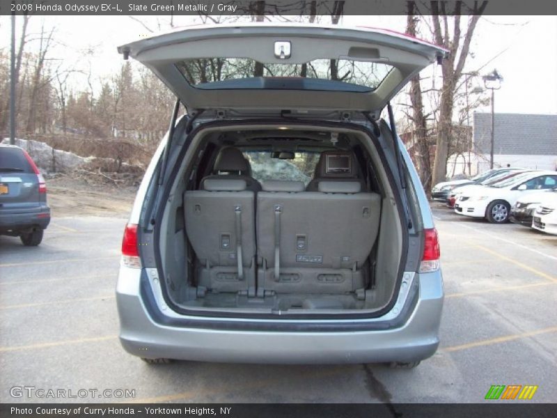 Slate Green Metallic / Gray 2008 Honda Odyssey EX-L