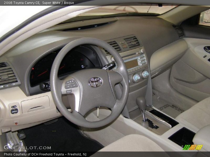 Super White / Bisque 2008 Toyota Camry CE