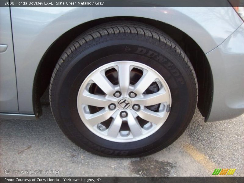 Slate Green Metallic / Gray 2008 Honda Odyssey EX-L