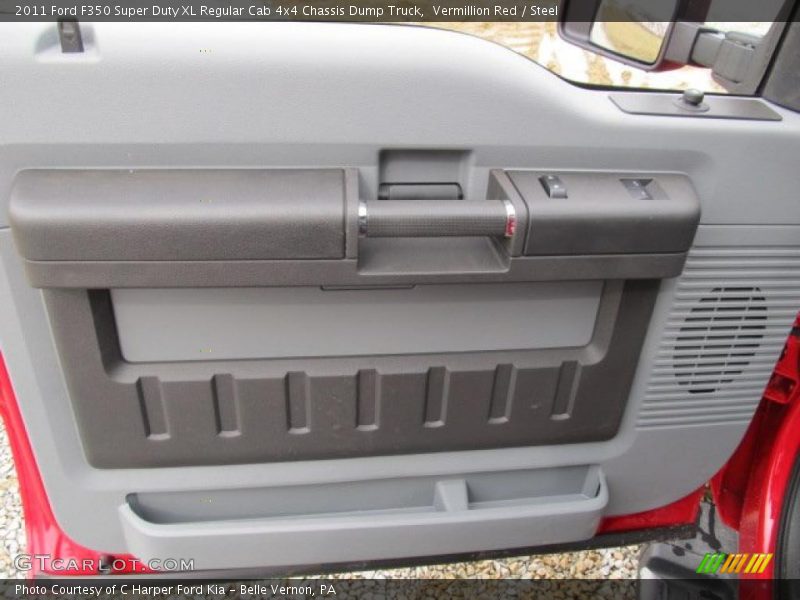 Door Panel of 2011 F350 Super Duty XL Regular Cab 4x4 Chassis Dump Truck