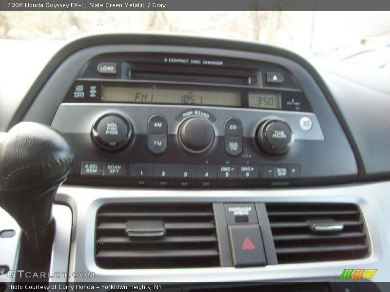 Slate Green Metallic / Gray 2008 Honda Odyssey EX-L