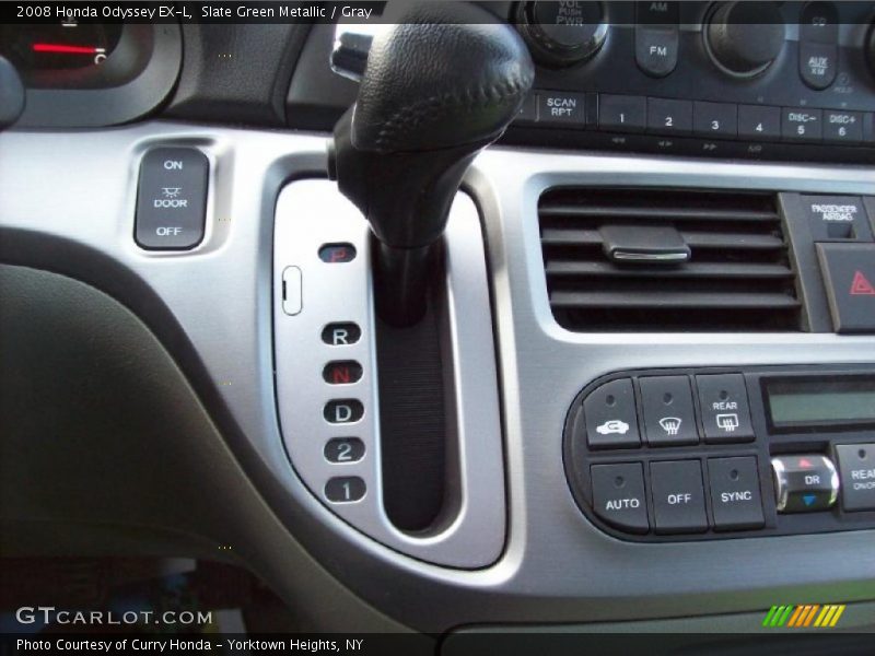 Slate Green Metallic / Gray 2008 Honda Odyssey EX-L