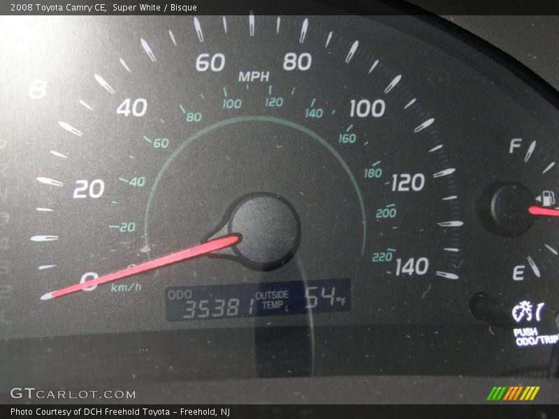 Super White / Bisque 2008 Toyota Camry CE