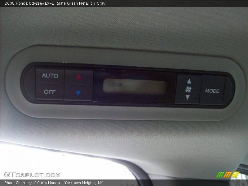 Slate Green Metallic / Gray 2008 Honda Odyssey EX-L