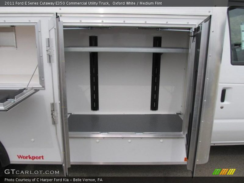 Oxford White / Medium Flint 2011 Ford E Series Cutaway E350 Commercial Utility Truck
