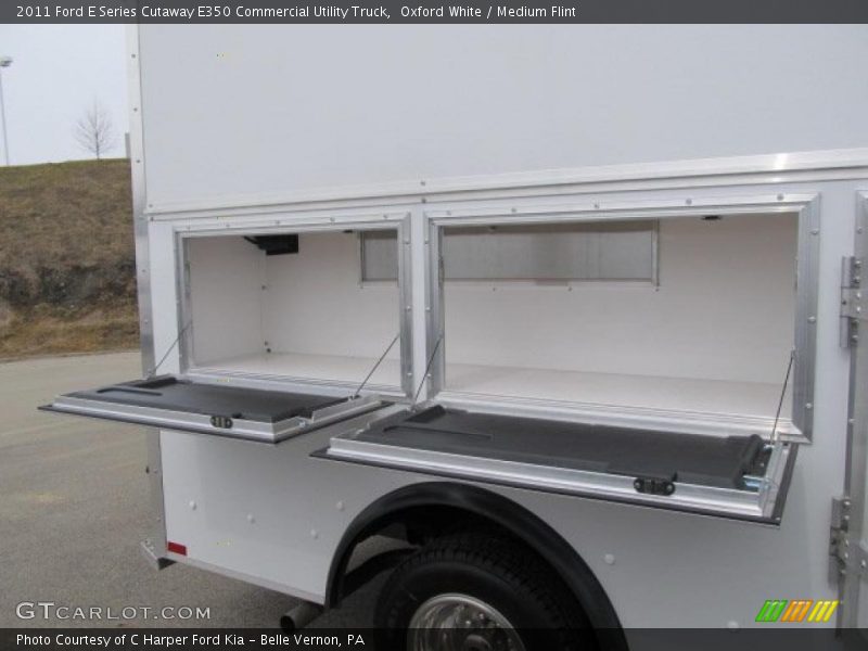 Oxford White / Medium Flint 2011 Ford E Series Cutaway E350 Commercial Utility Truck