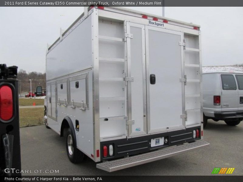 Oxford White / Medium Flint 2011 Ford E Series Cutaway E350 Commercial Utility Truck