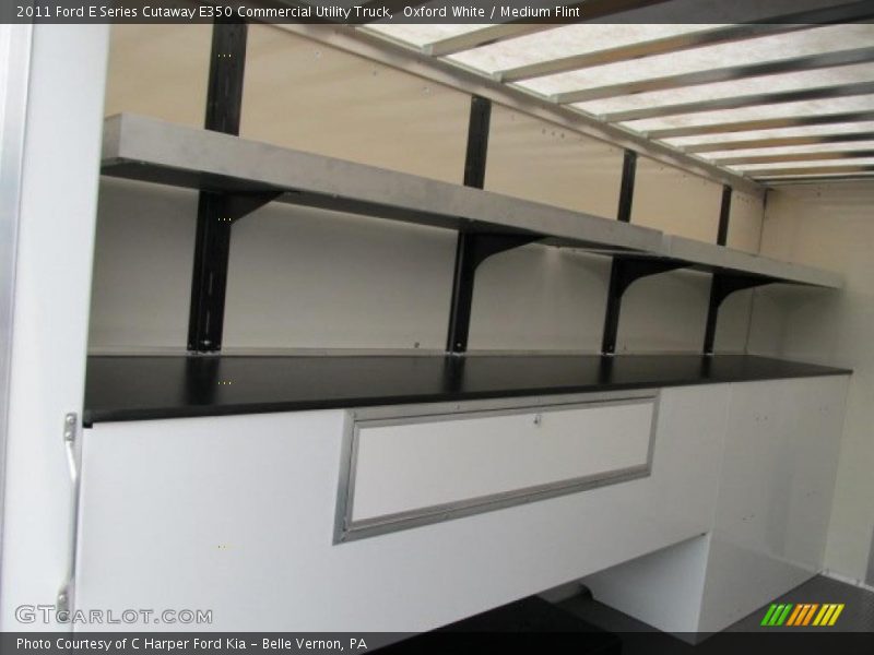 Oxford White / Medium Flint 2011 Ford E Series Cutaway E350 Commercial Utility Truck