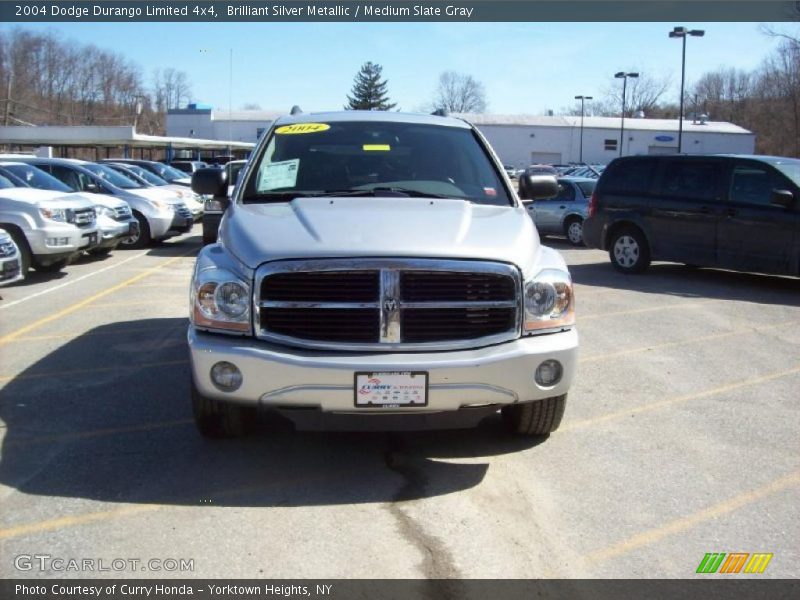 Brilliant Silver Metallic / Medium Slate Gray 2004 Dodge Durango Limited 4x4