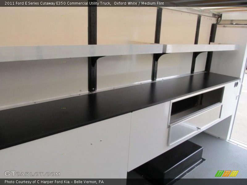 Oxford White / Medium Flint 2011 Ford E Series Cutaway E350 Commercial Utility Truck