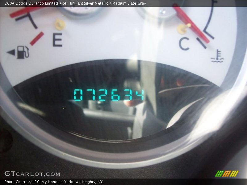 Brilliant Silver Metallic / Medium Slate Gray 2004 Dodge Durango Limited 4x4