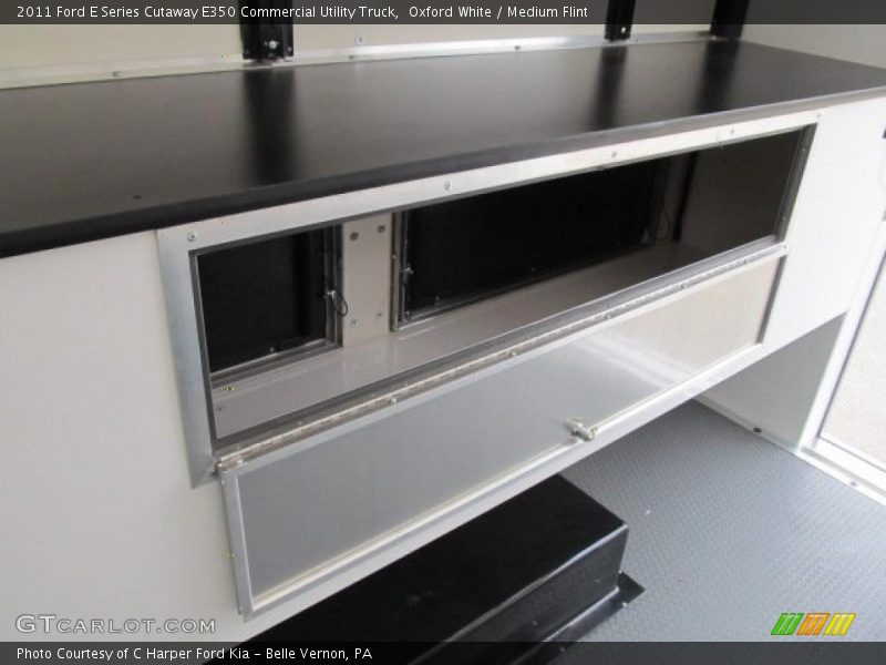 Oxford White / Medium Flint 2011 Ford E Series Cutaway E350 Commercial Utility Truck