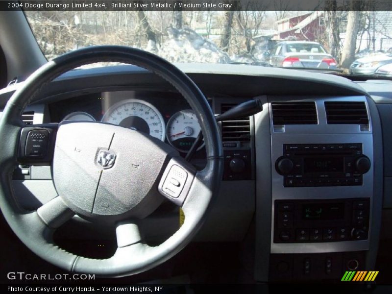 Brilliant Silver Metallic / Medium Slate Gray 2004 Dodge Durango Limited 4x4