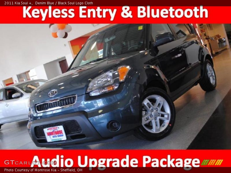 Denim Blue / Black Soul Logo Cloth 2011 Kia Soul +
