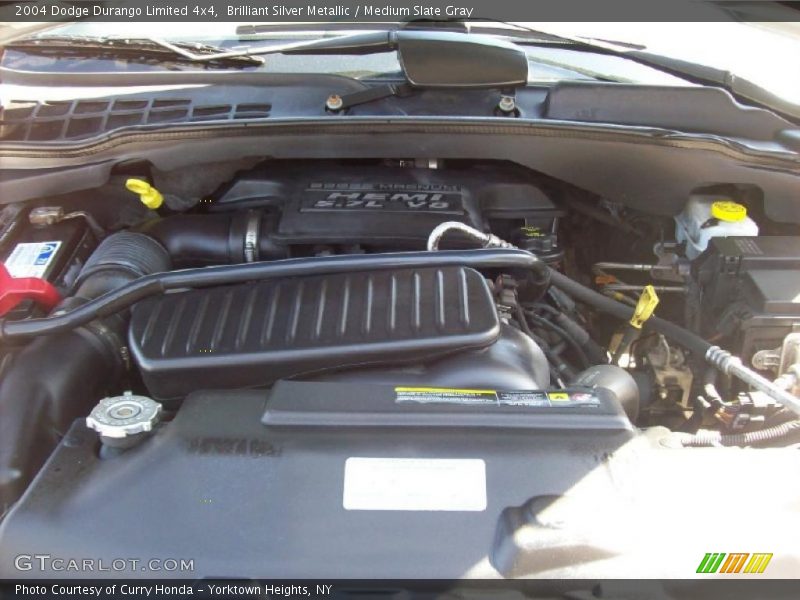 Brilliant Silver Metallic / Medium Slate Gray 2004 Dodge Durango Limited 4x4