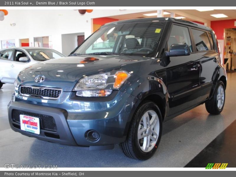 Denim Blue / Black Soul Logo Cloth 2011 Kia Soul +