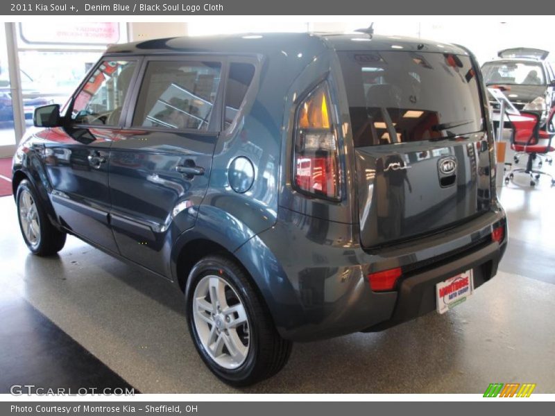 Denim Blue / Black Soul Logo Cloth 2011 Kia Soul +