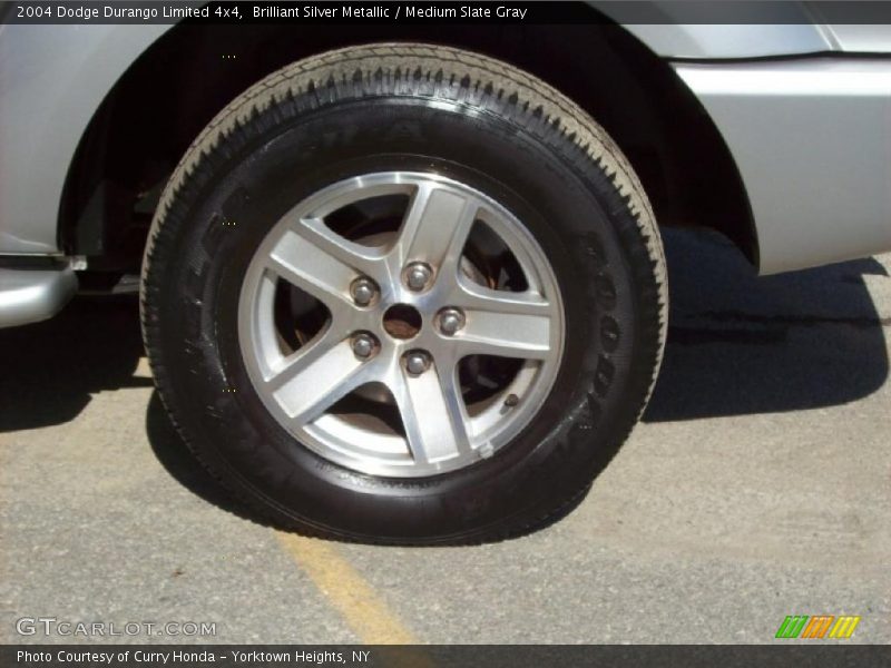 Brilliant Silver Metallic / Medium Slate Gray 2004 Dodge Durango Limited 4x4