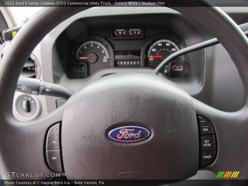 Oxford White / Medium Flint 2011 Ford E Series Cutaway E350 Commercial Utility Truck