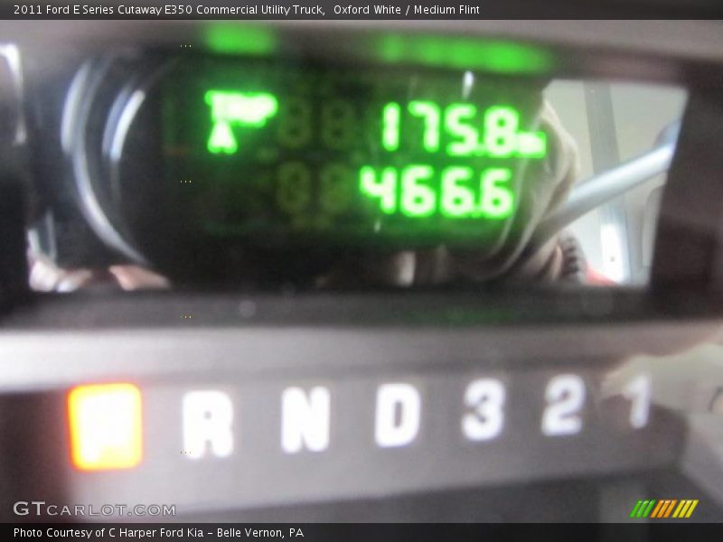 Oxford White / Medium Flint 2011 Ford E Series Cutaway E350 Commercial Utility Truck