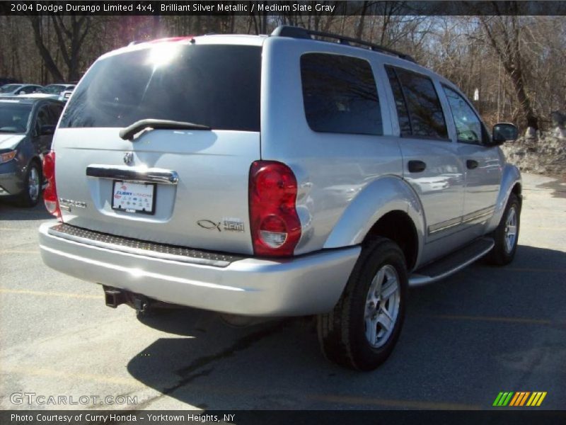 Brilliant Silver Metallic / Medium Slate Gray 2004 Dodge Durango Limited 4x4