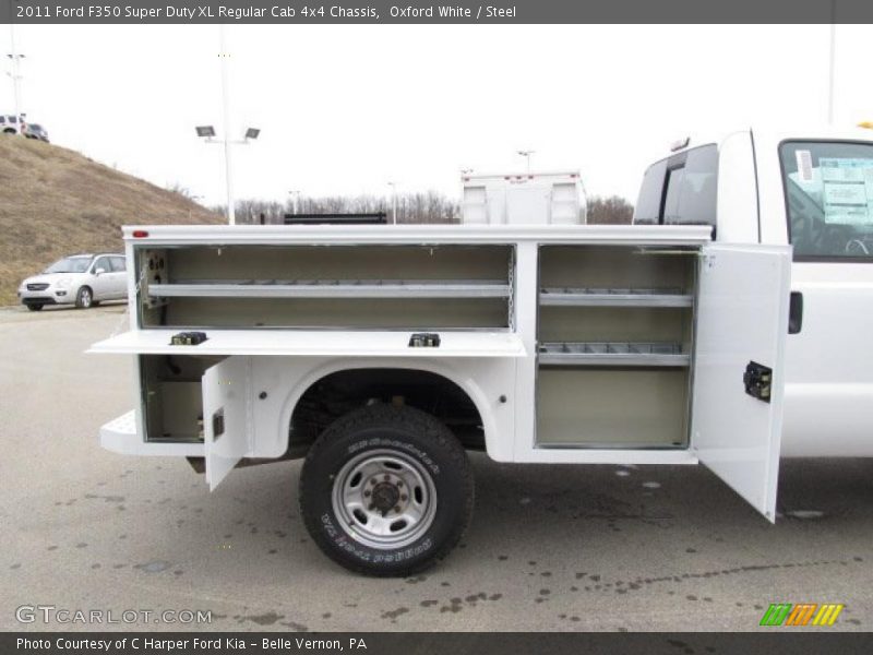 Oxford White / Steel 2011 Ford F350 Super Duty XL Regular Cab 4x4 Chassis