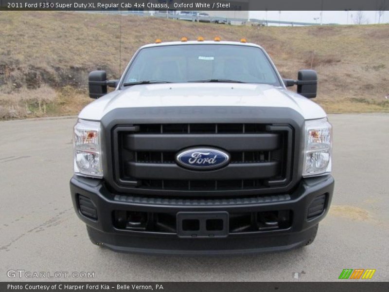 Oxford White / Steel 2011 Ford F350 Super Duty XL Regular Cab 4x4 Chassis