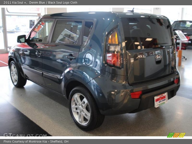 Denim Blue / Black Soul Logo Cloth 2011 Kia Soul +
