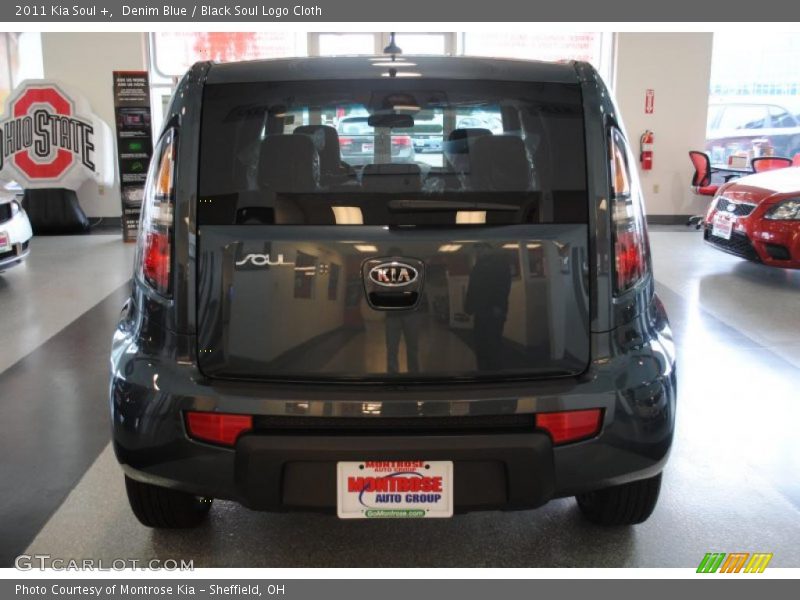 Denim Blue / Black Soul Logo Cloth 2011 Kia Soul +