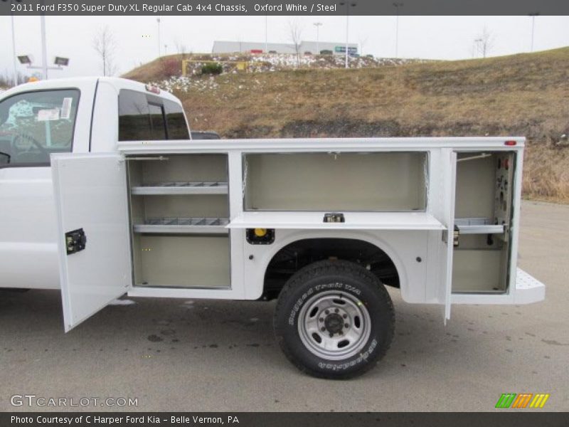 Oxford White / Steel 2011 Ford F350 Super Duty XL Regular Cab 4x4 Chassis
